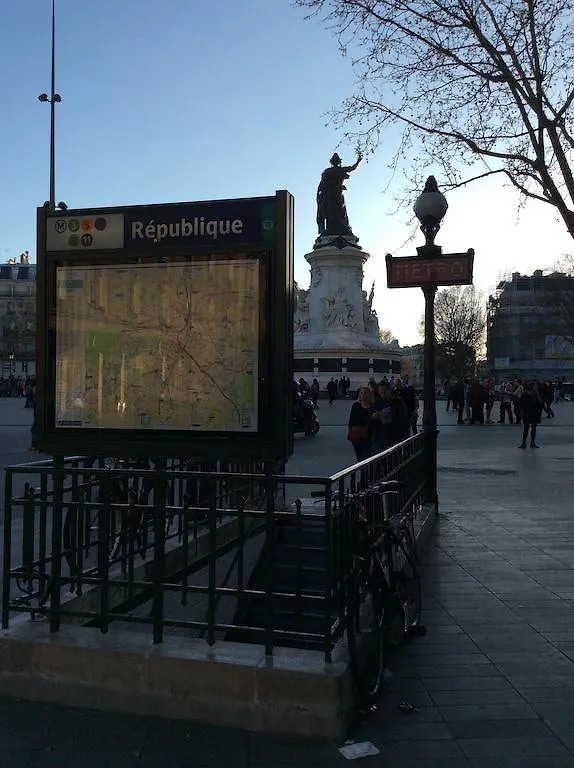 Daire Duplex Republique Canal Saint Martin *
